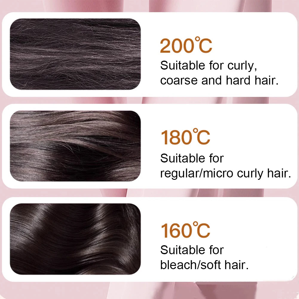 Effortless Style Hair Straightener BrushTM