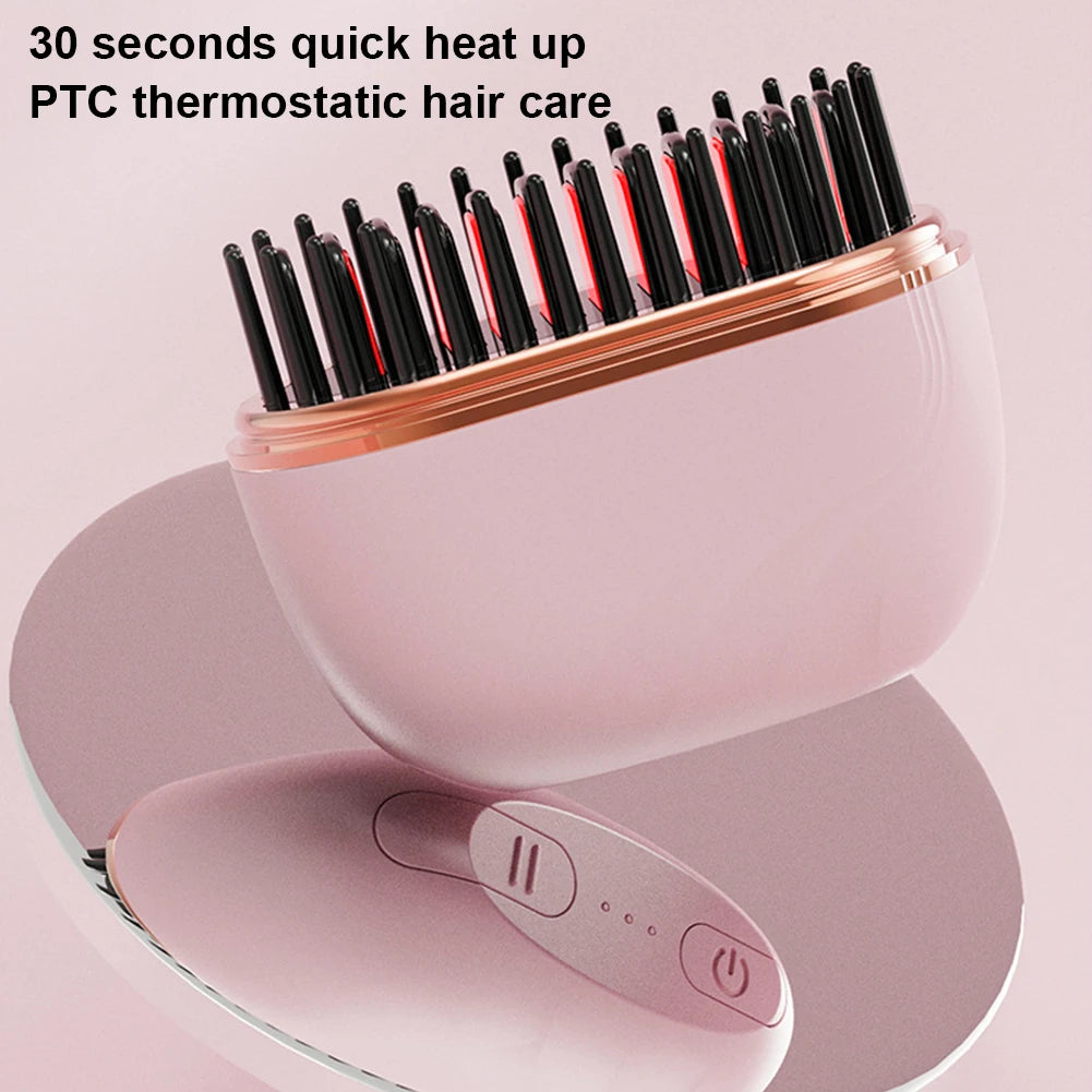 Effortless Style Hair Straightener BrushTM